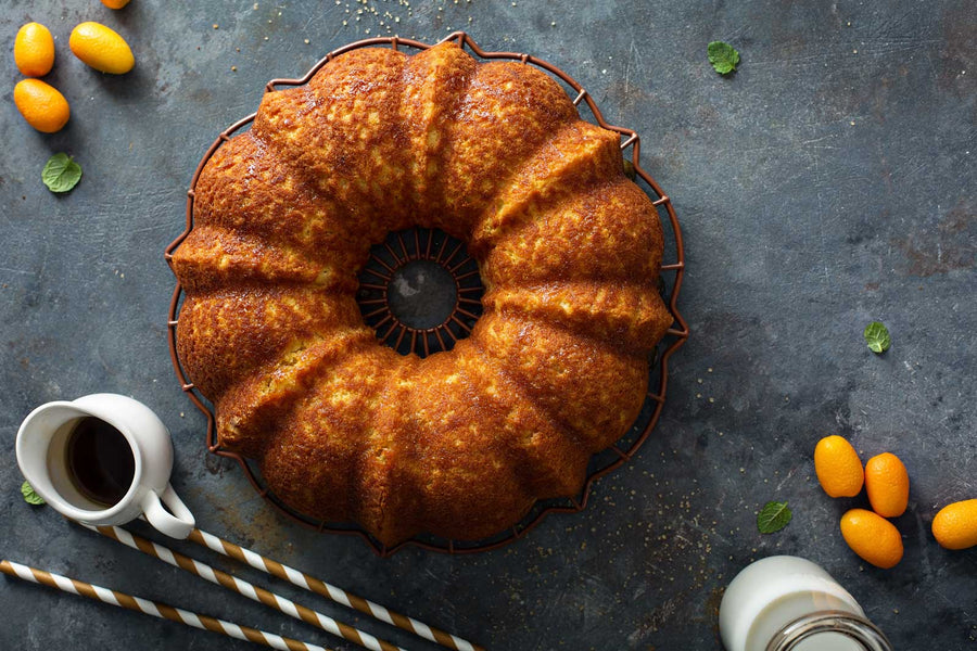 Olive Oil Cranberry Bundt Cake